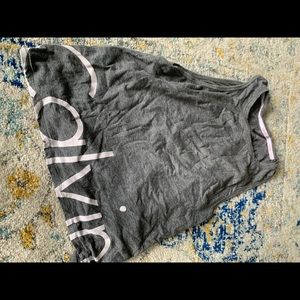 CALVIN KLEIN Gray Muscle Tank Top Sz XS